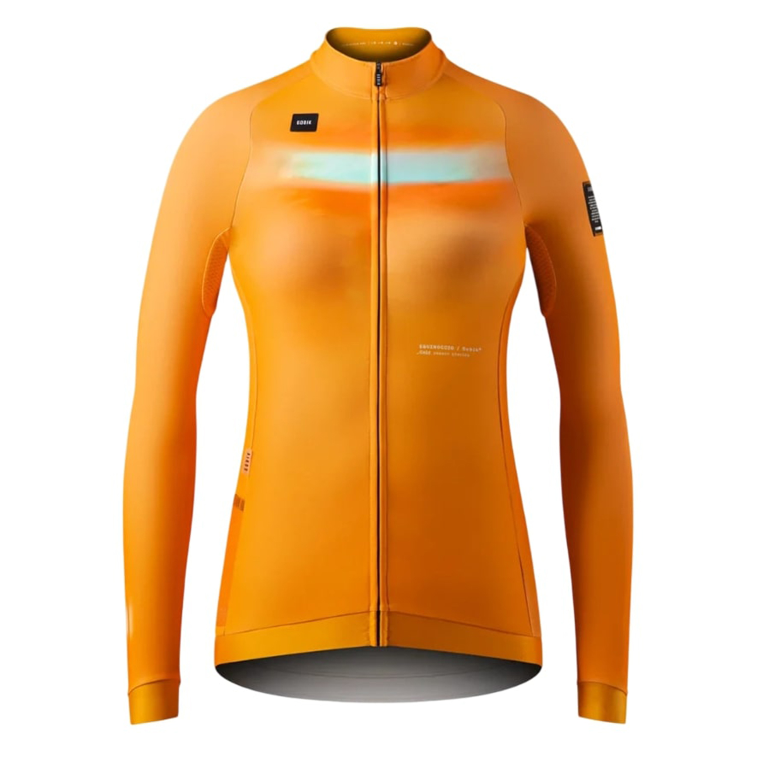 Gobik Hyder fietsshirt lange mouw madras dames