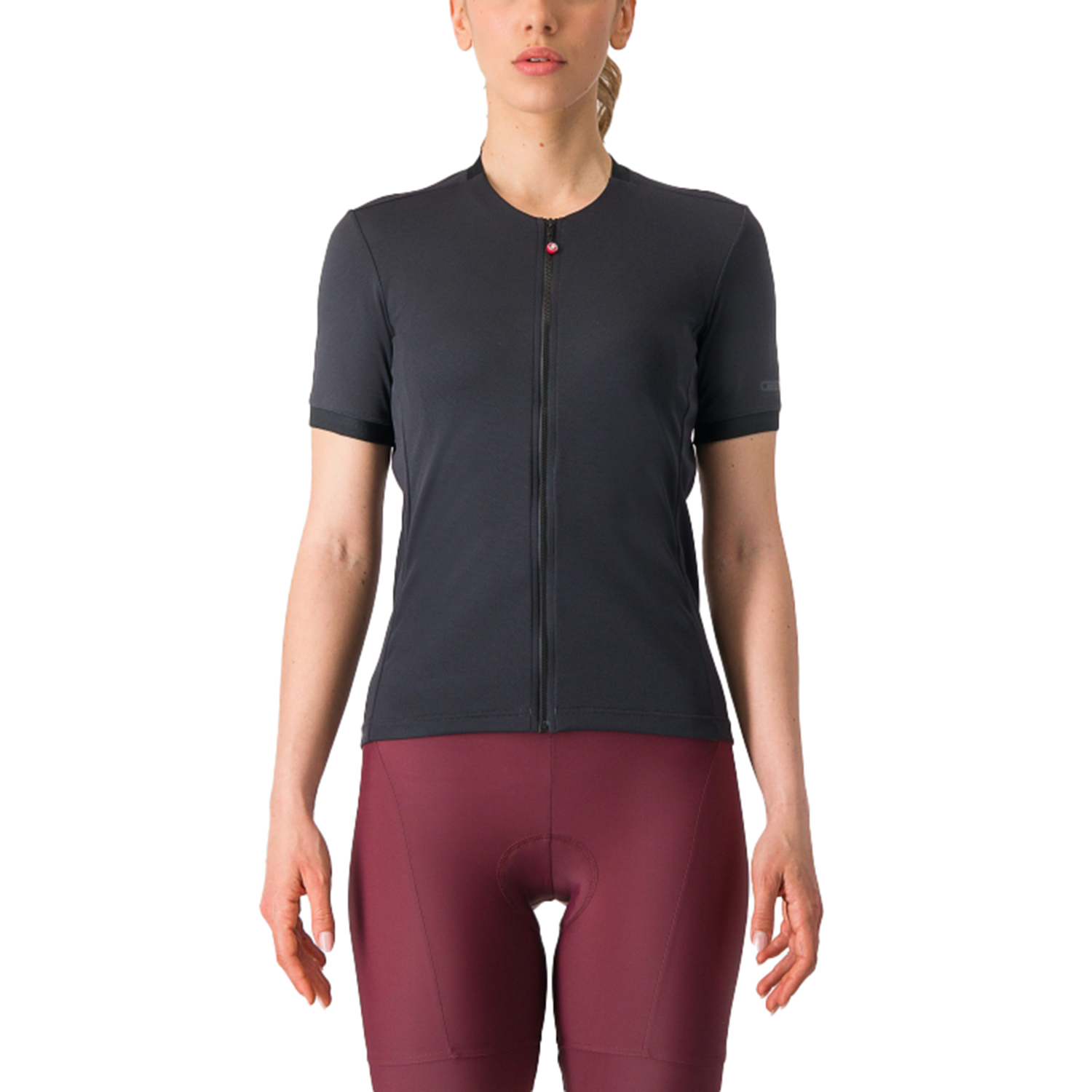 Castelli Libera korte mouw fietsshirt zwart dames