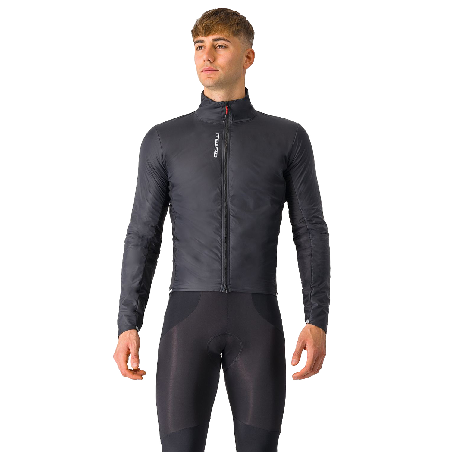 Castelli Fly Direct jacket lange mouw light black/dark grey heren