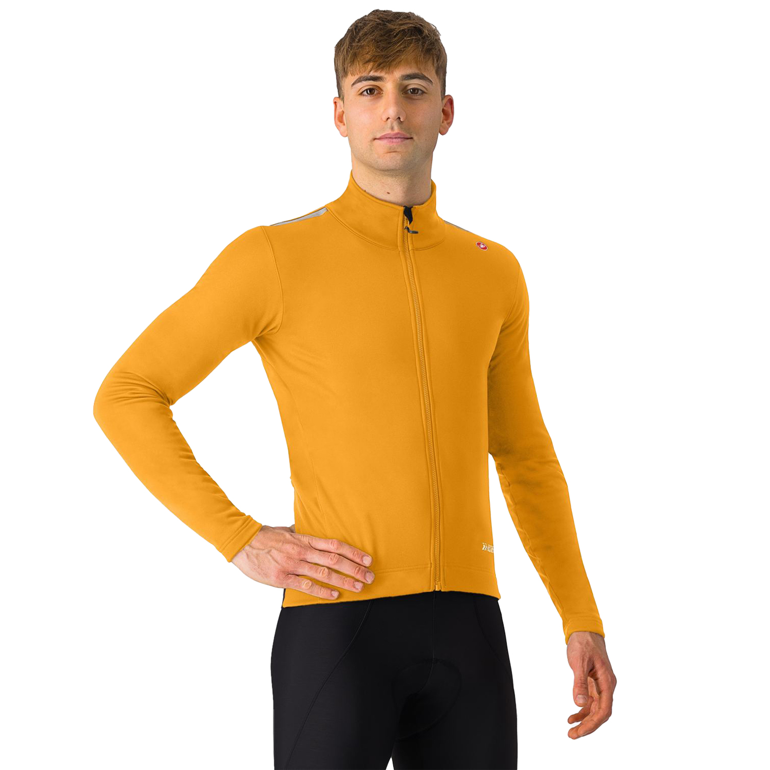 Castelli Espresso air jacket lange mouw vivid orange heren