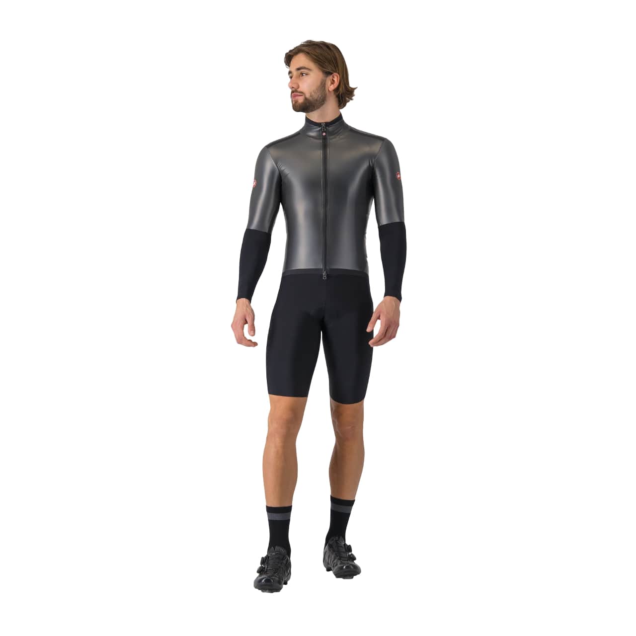 Castelli Gabba R jack korte mouw zwart heren