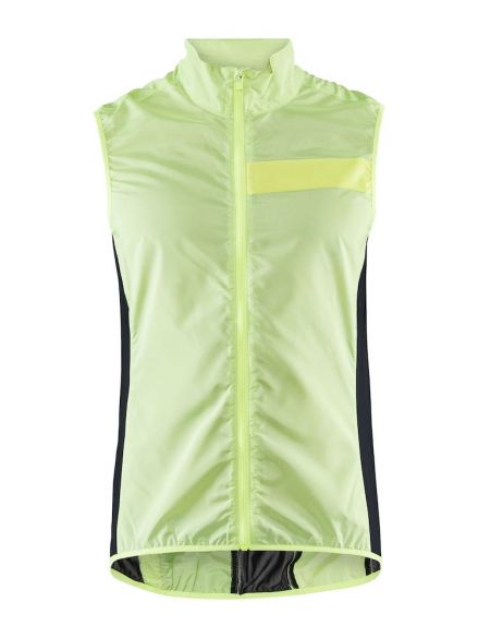 Craft Essence Light Wind fietsvest geel heren