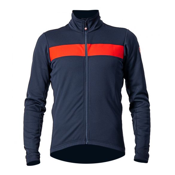 Castelli Raddoppia 3 fietsjack savile blauw heren