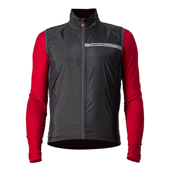 Castelli Squadra stretch mouwloos vest zwart heren