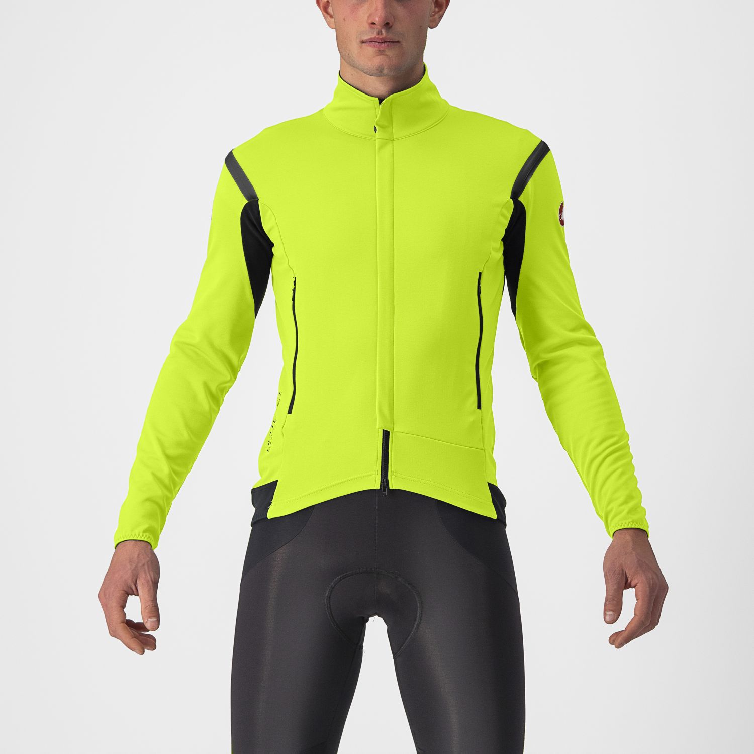 Castelli Perfetto RoS 2 lange mouw fietsjack groen/geel heren