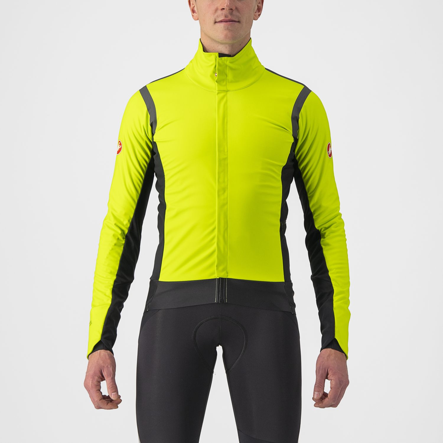Castelli Alpha RoS 2 fietsjack groen/geel heren