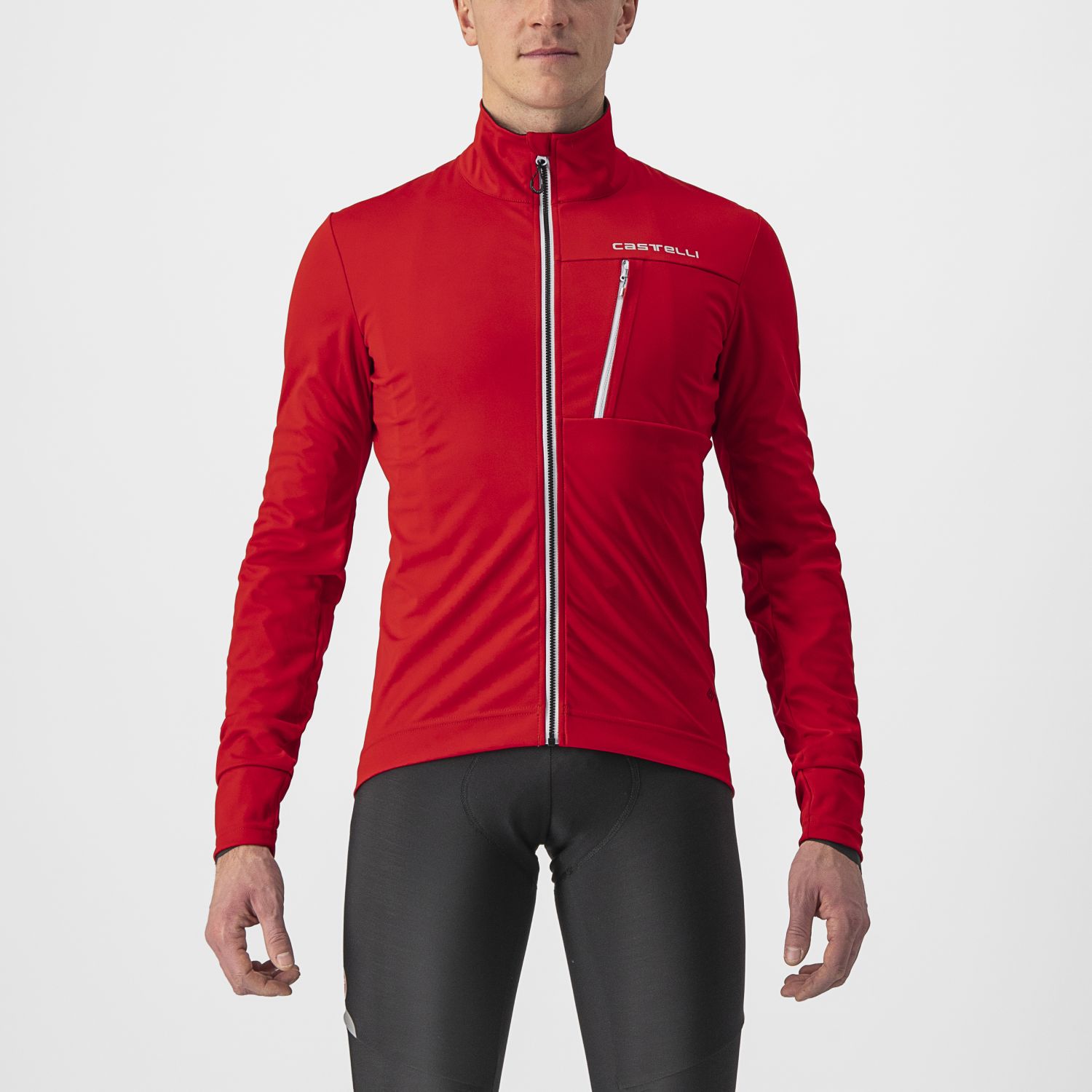 Castelli GO fietsjack rood heren