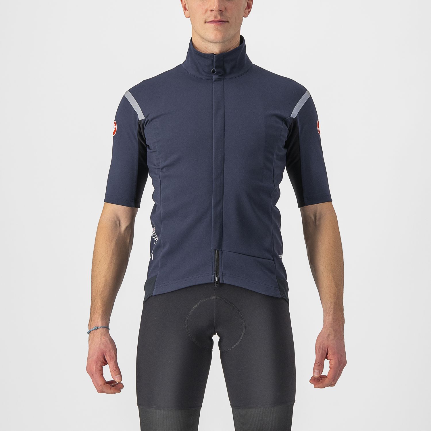 Castelli Gabba RoS 2 korte mouw fietsjack Belgisch blauw heren