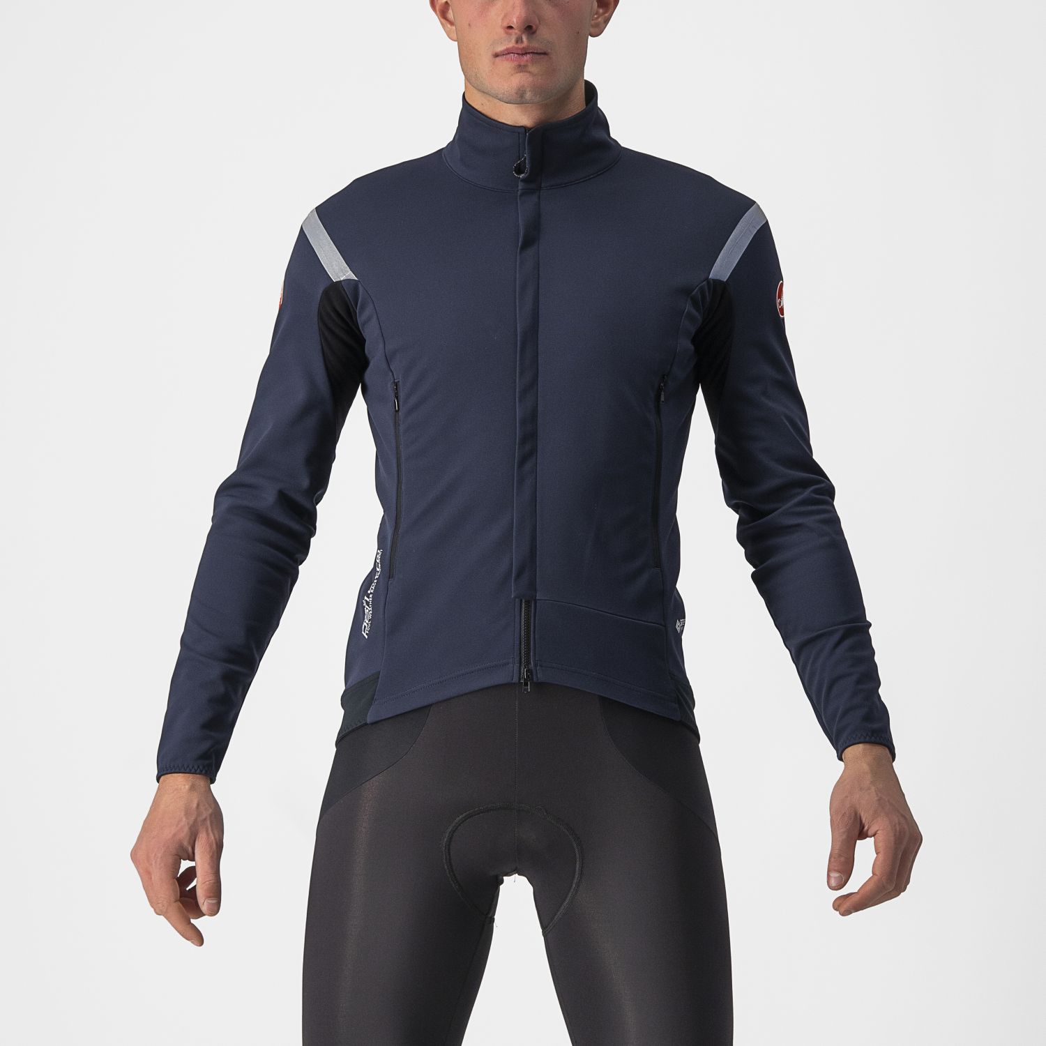 Castelli Perfetto RoS 2 lange mouw fietsjack Belgisch blauw heren