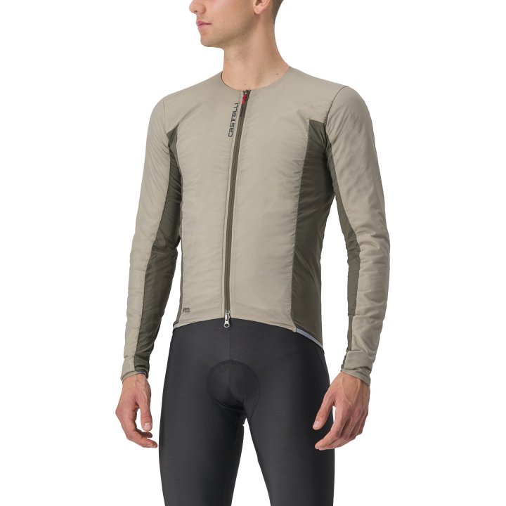 Castelli Fly Jack-Sey lange mouw fietsjack grijs heren
