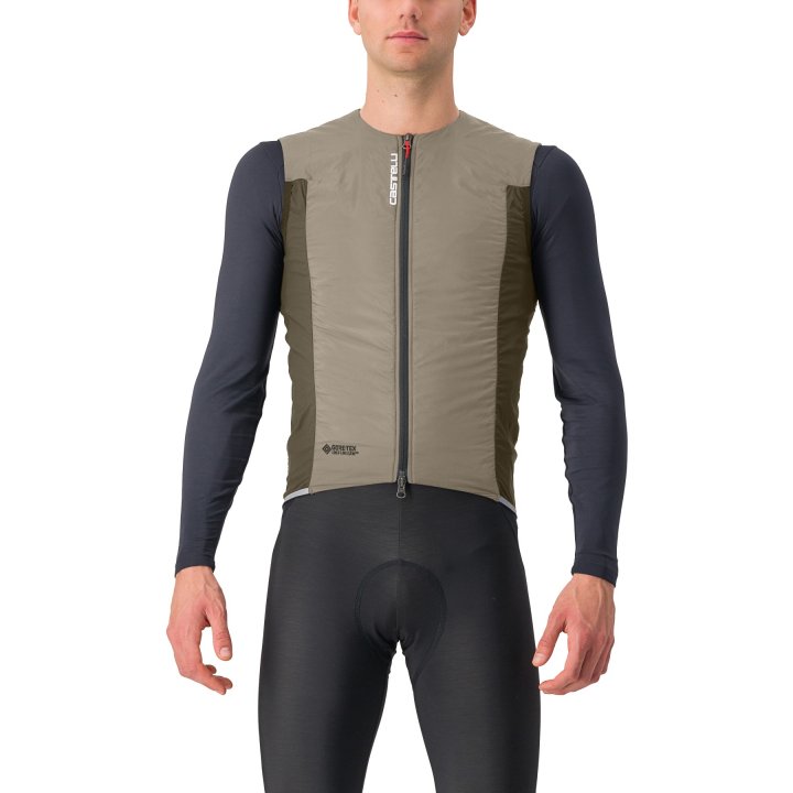 Castelli Fly Vest mouwloos fietsjack grijs heren