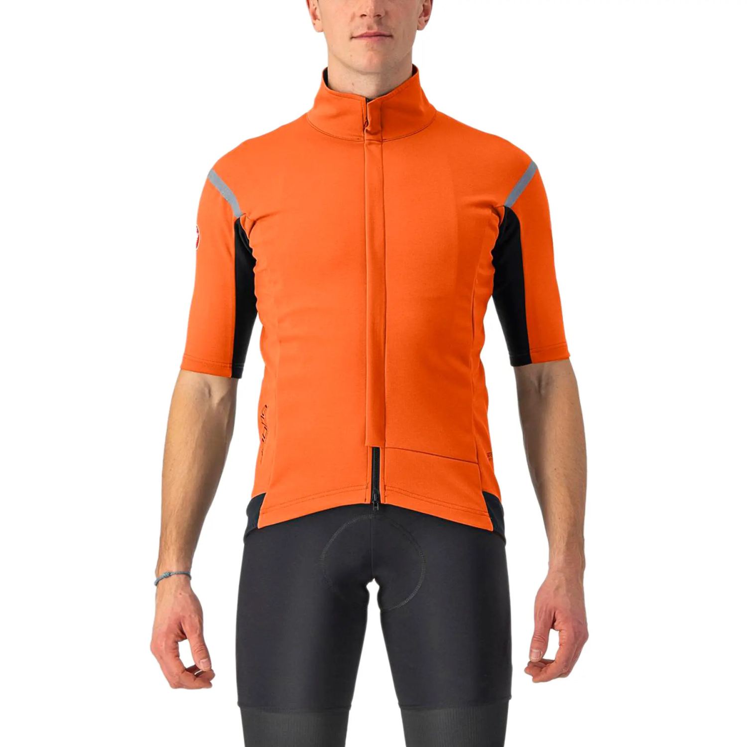 Castelli Gabba RoS 2 korte mouw fietsjack oranje heren
