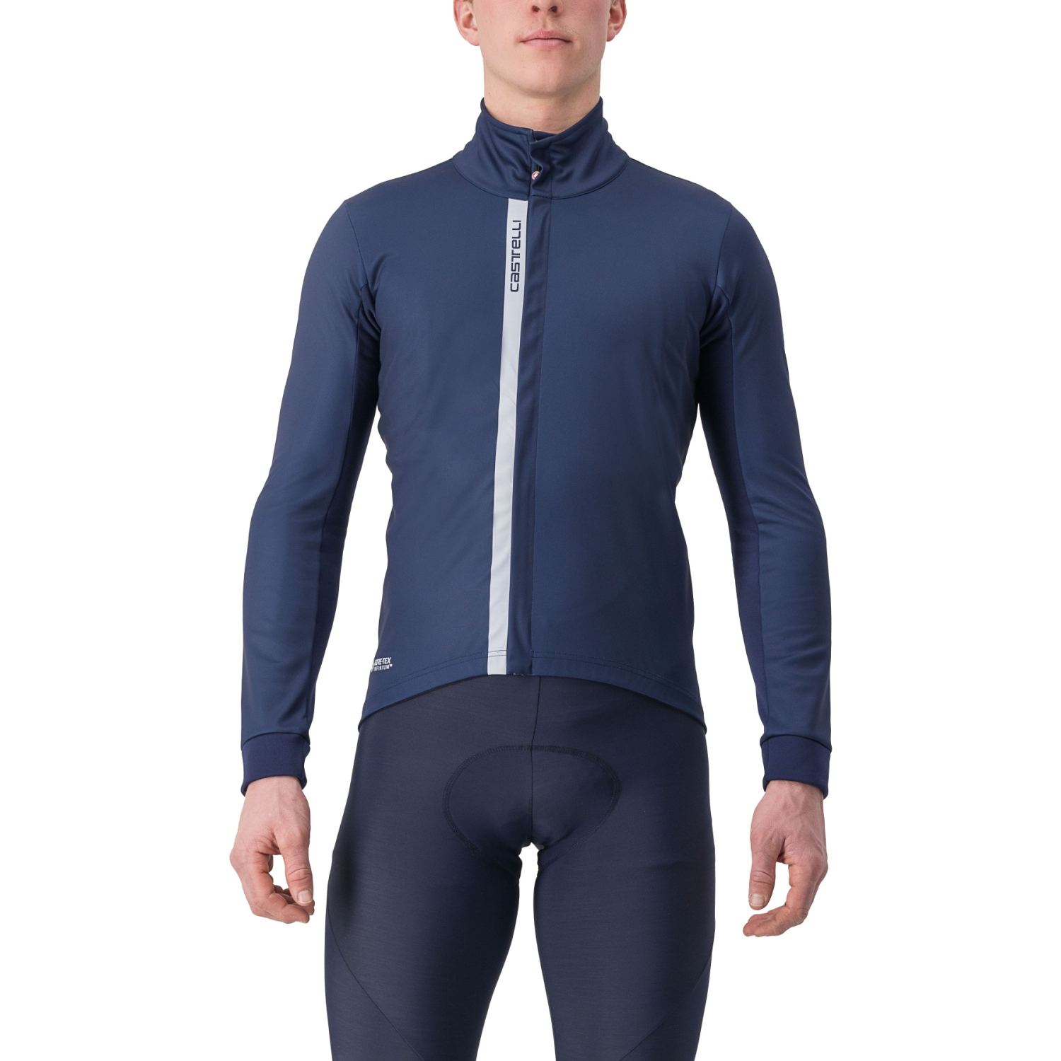 Castelli Entrata lange mouw fietsjack blauw heren
