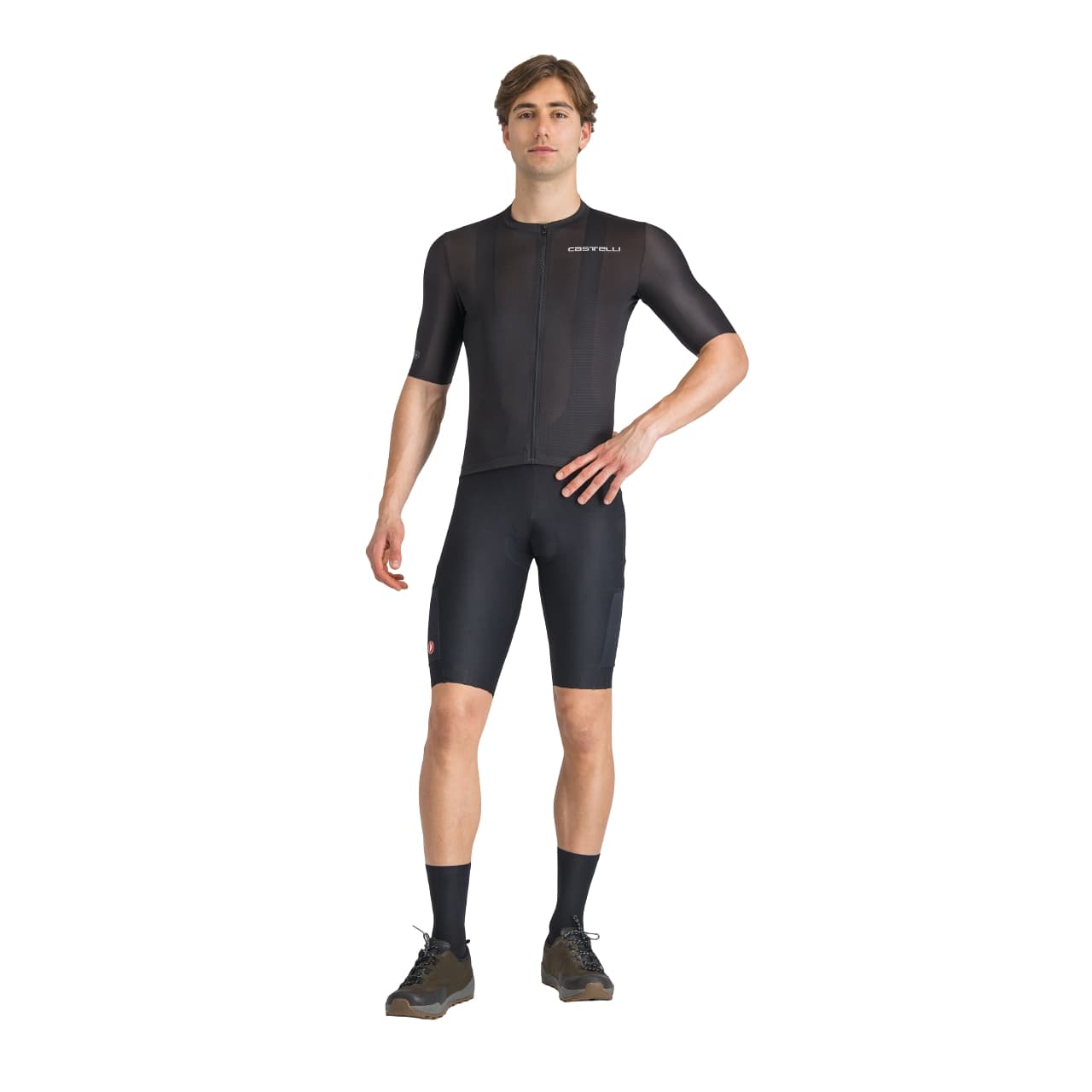 Castelli Unlimited entrata 3 jersey fietsshirt korte mouw zwart heren
