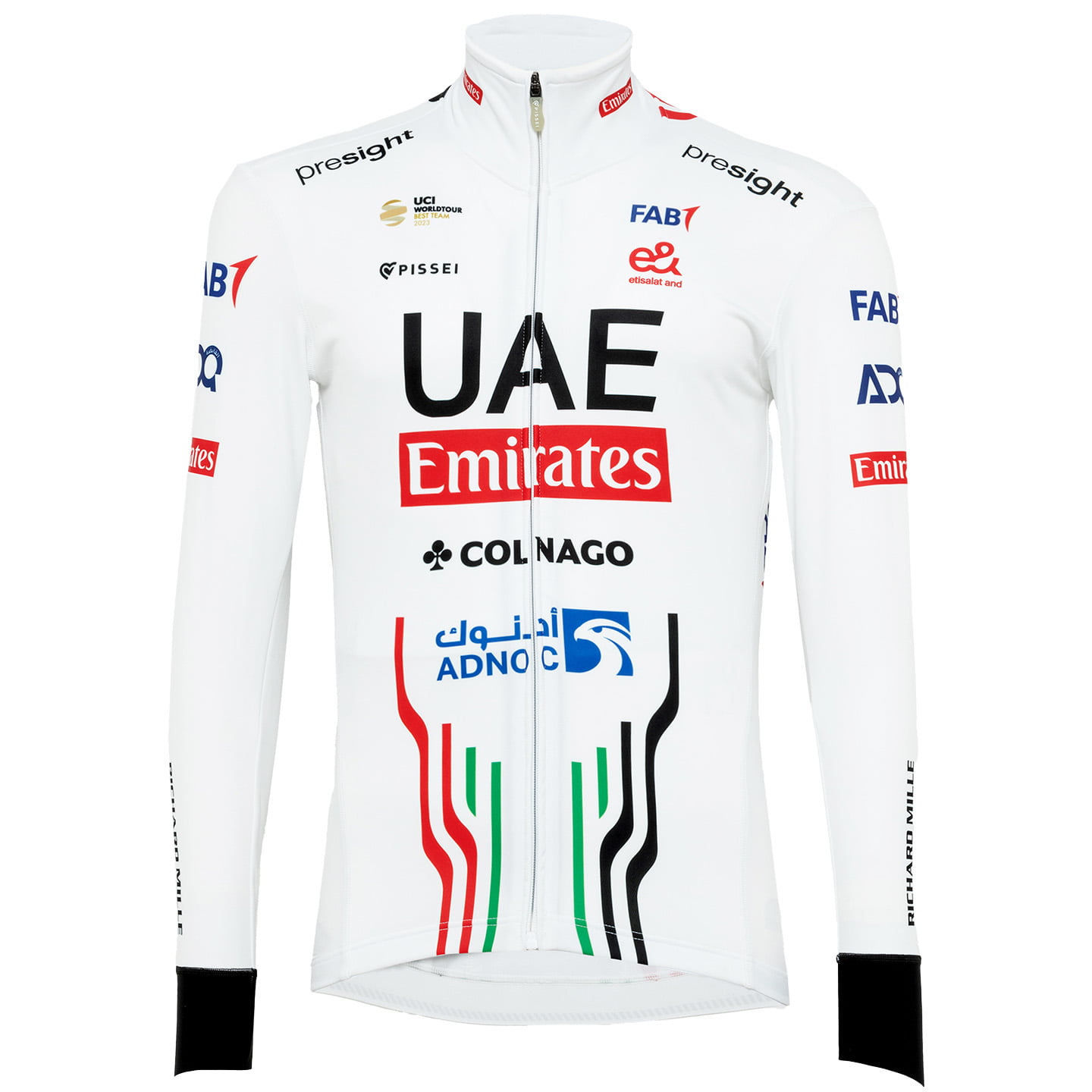 Pissei UAE TEAM EMIRATES Winterjack 2024 Thermojack, voor heren
