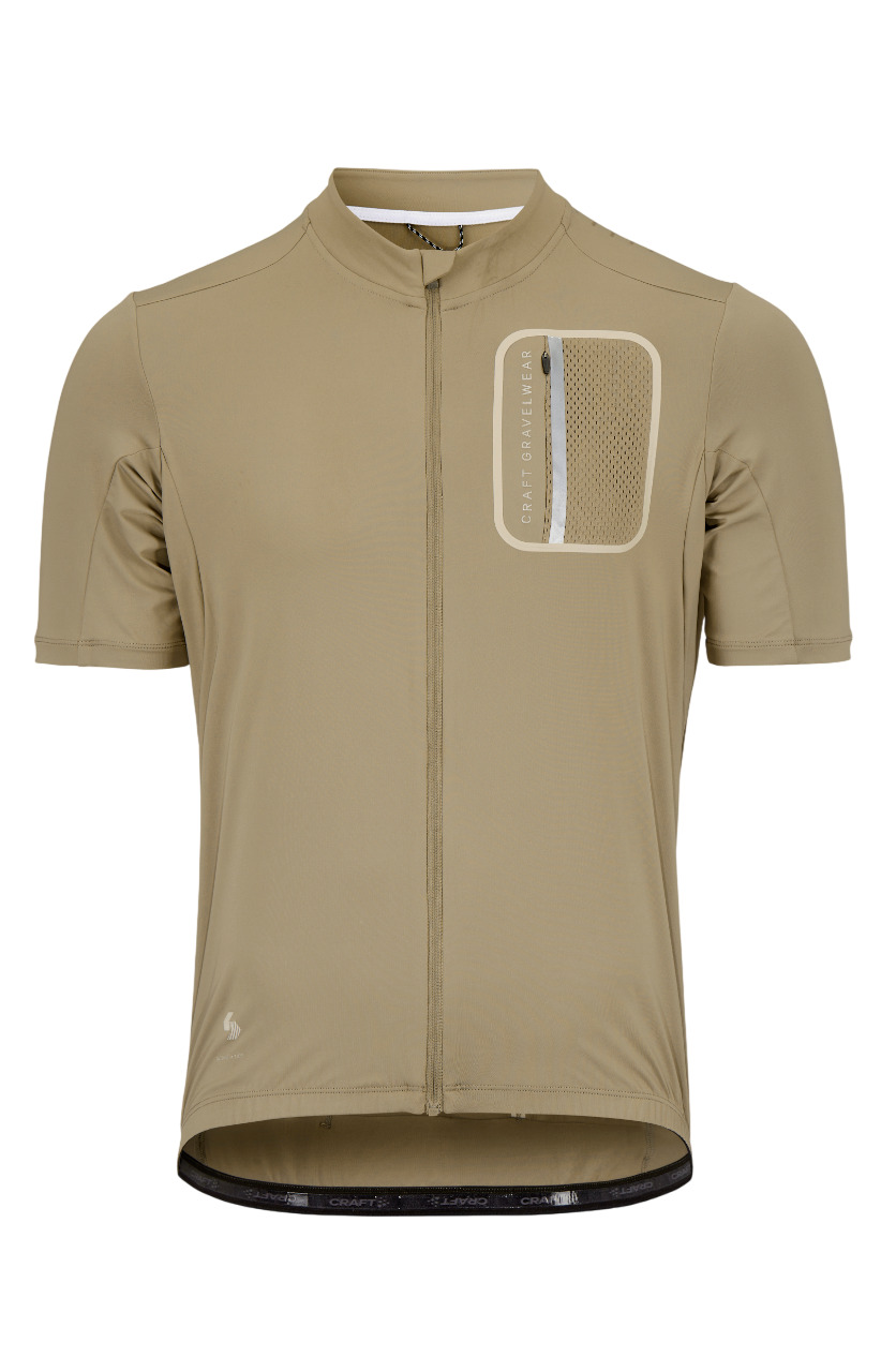 Craft ADV Gravel fietsshirt korte mouw Raw Heren