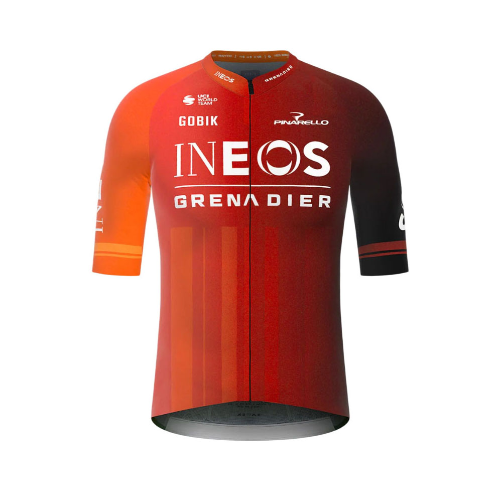 Gobik Reactive fietsshirt korte mouw ineos gredaniers 24 heren