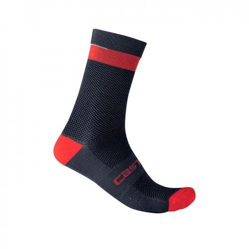 Castelli Alpha 18 fietsokken blauw heren