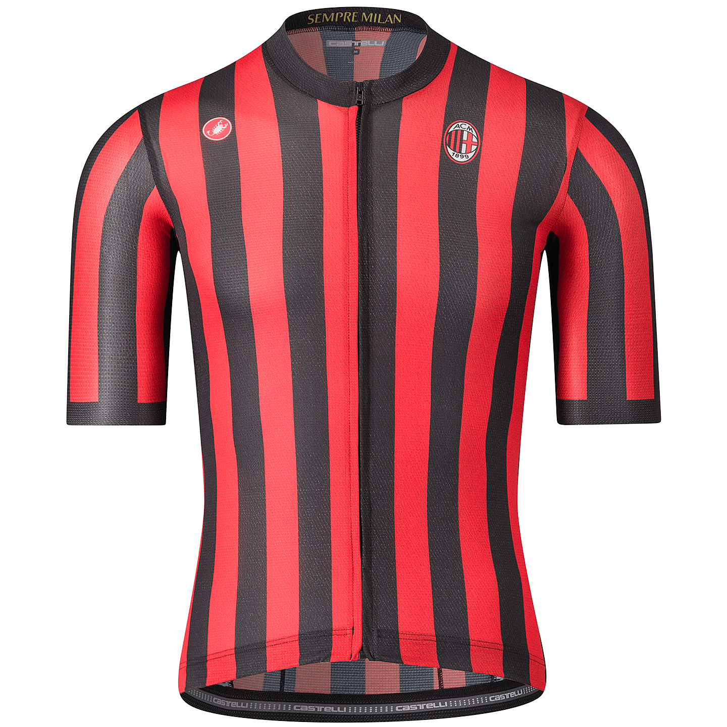 Castelli Competizione 3 AC Milan fietsshirt met korte mouwen, voor heren