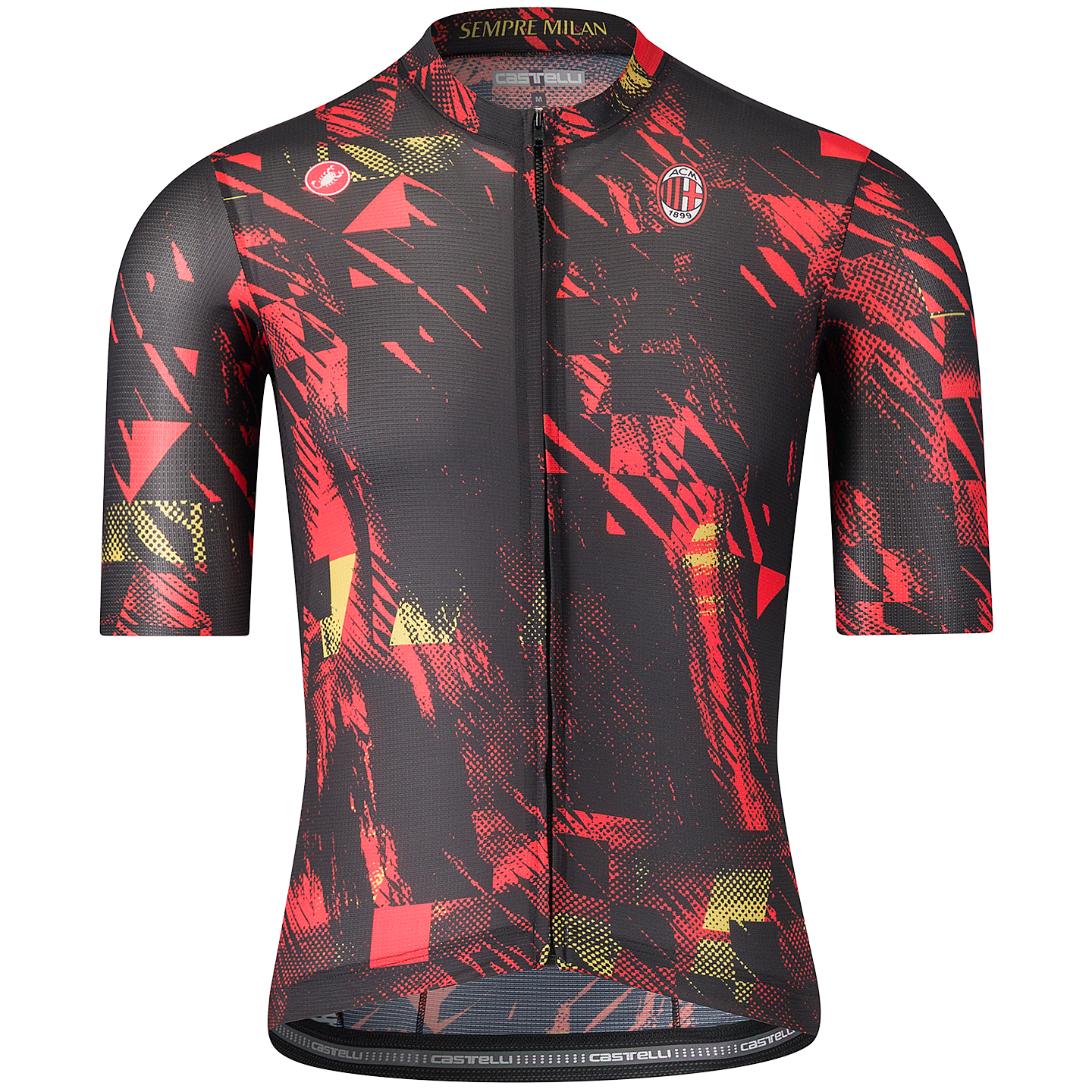 Castelli Competizione 3 AC Milan fietsshirt met korte mouwen, voor heren