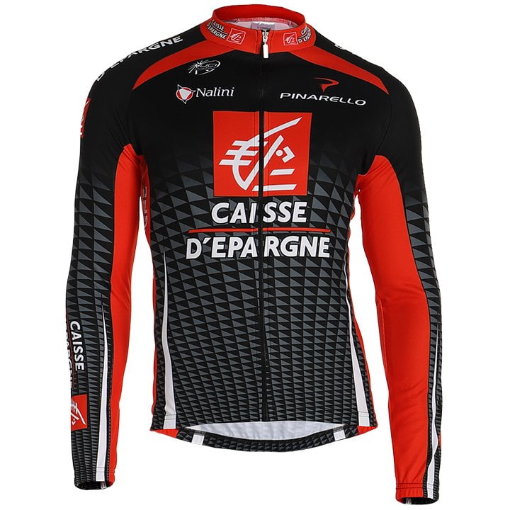 Nalini CAISSE D'EPARGNE Shirt met lange mouwen fietsshirt met lange mouwen, voor heren,
