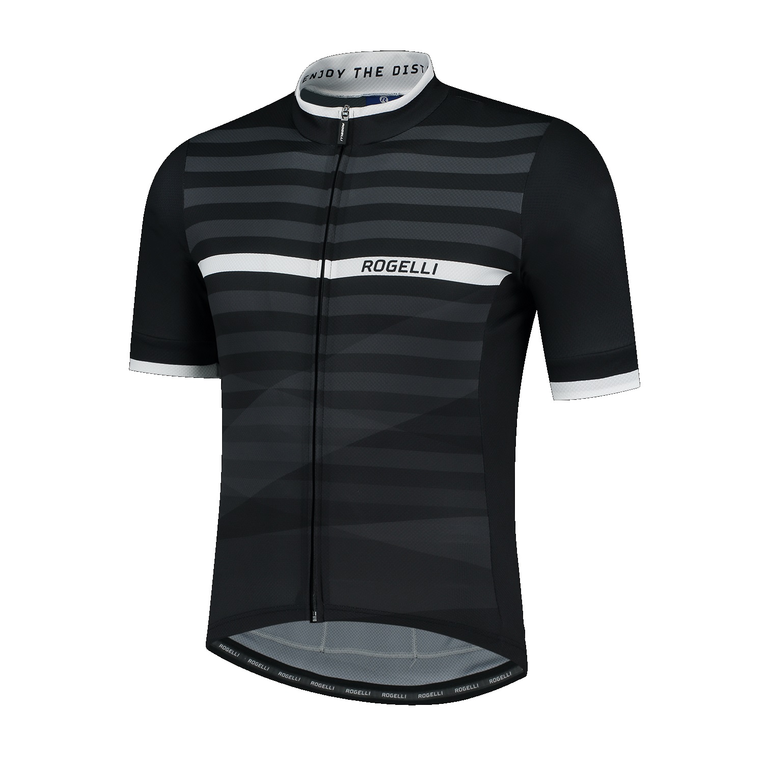 Rogelli Stripe Korte M. Fietsshirt Heren S