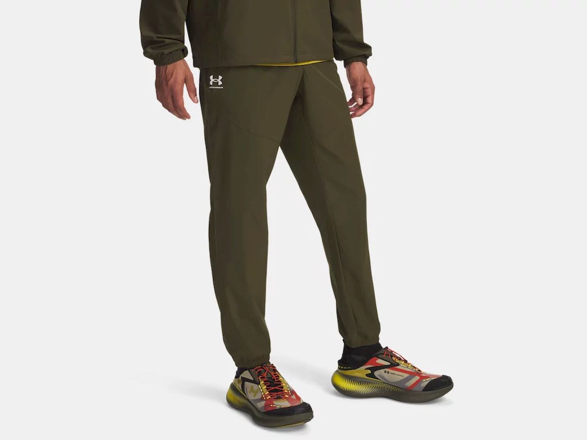 Under Armour ua vibe woven jogger-grn sport joggingbroek heren -