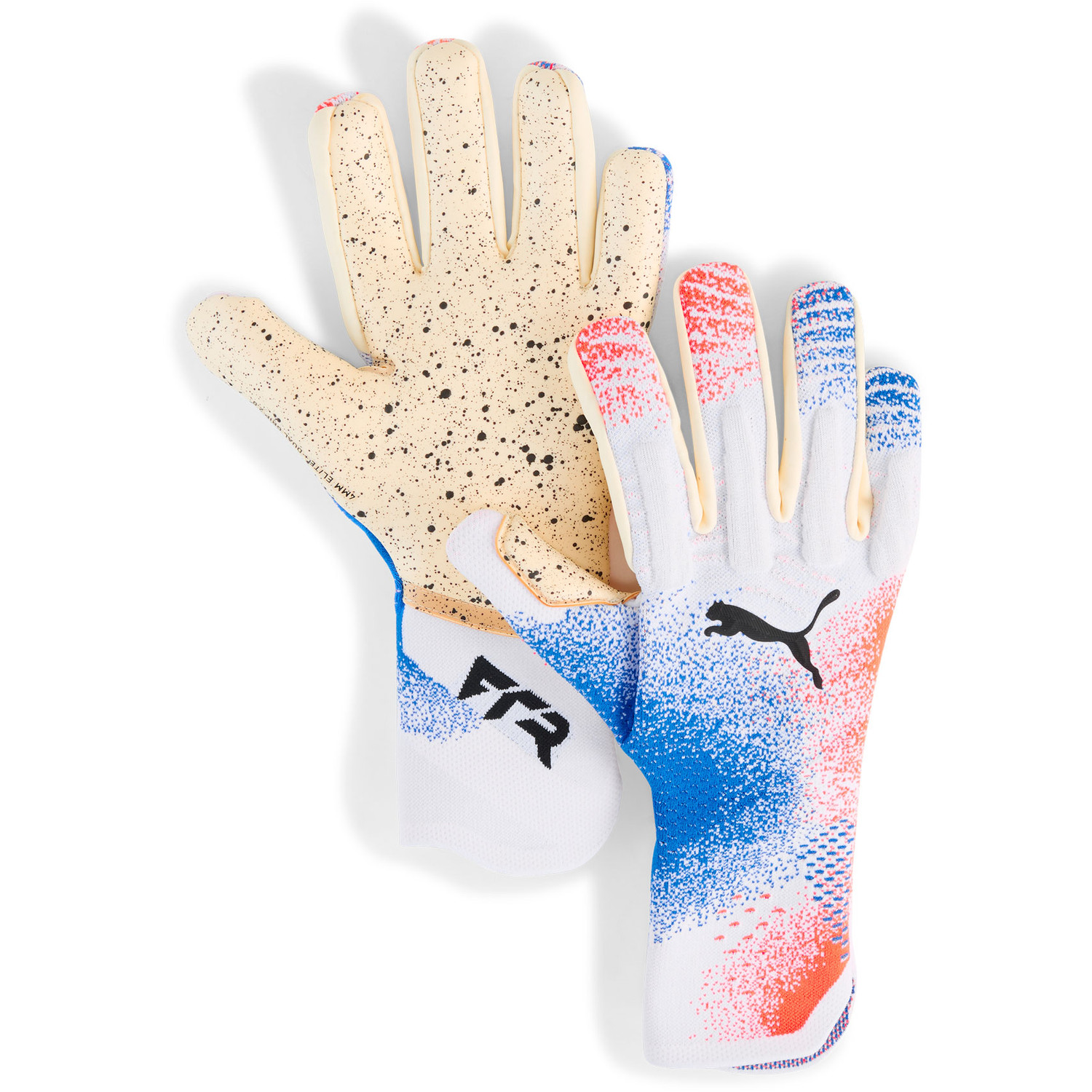 Puma Future Ultimate NC White Glowing Red Ultra Blue - Keepershandschoenen - Maat 9