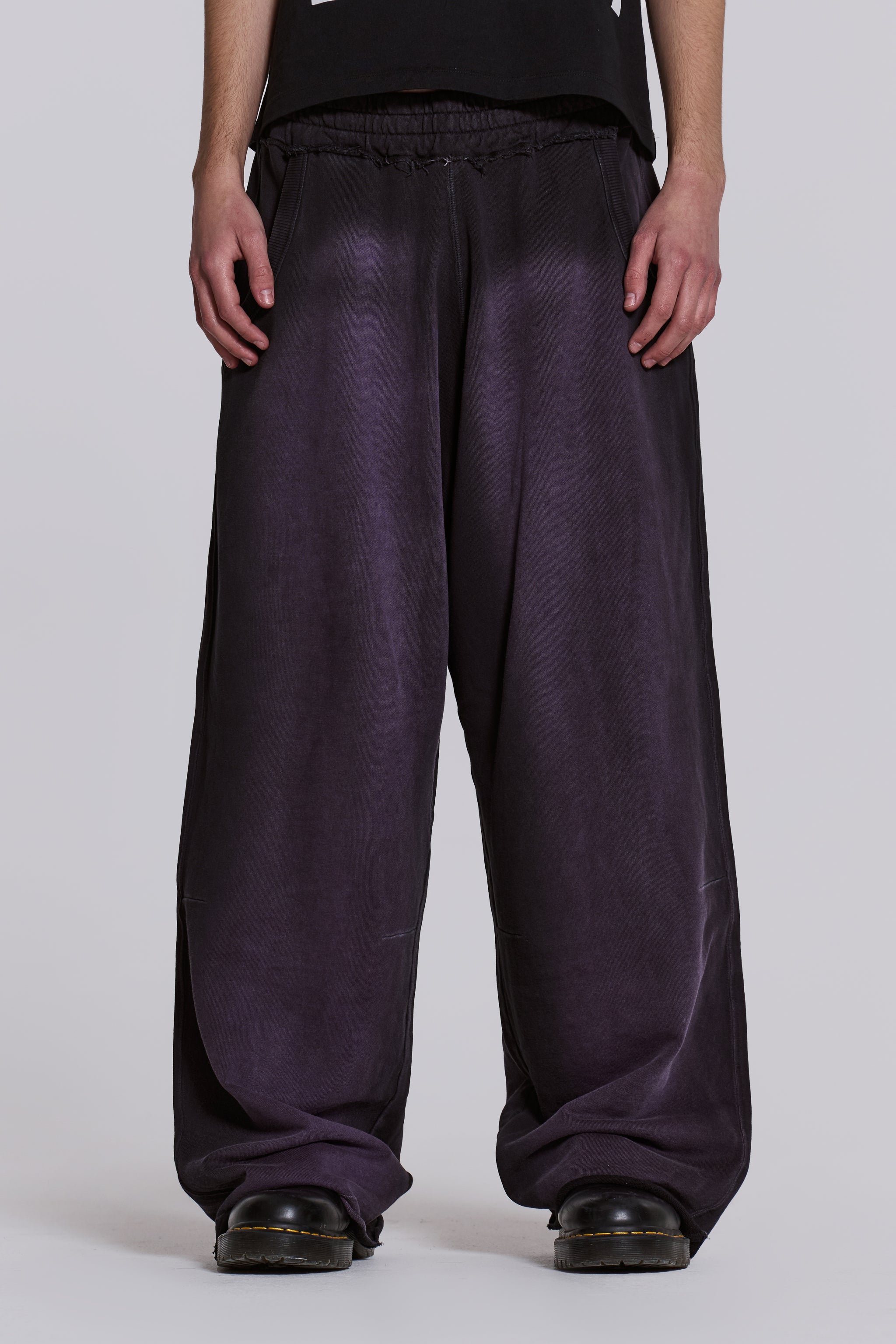 Jaded Man Deep Purple Fade Baggy Monster Joggers