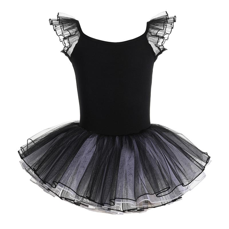Love dance,love life Meisjes Kinderen Dans Maillots voor Ballet Dansjurk Open Rug Mouwloos Balletjurk Podium Performance Kostuums 130