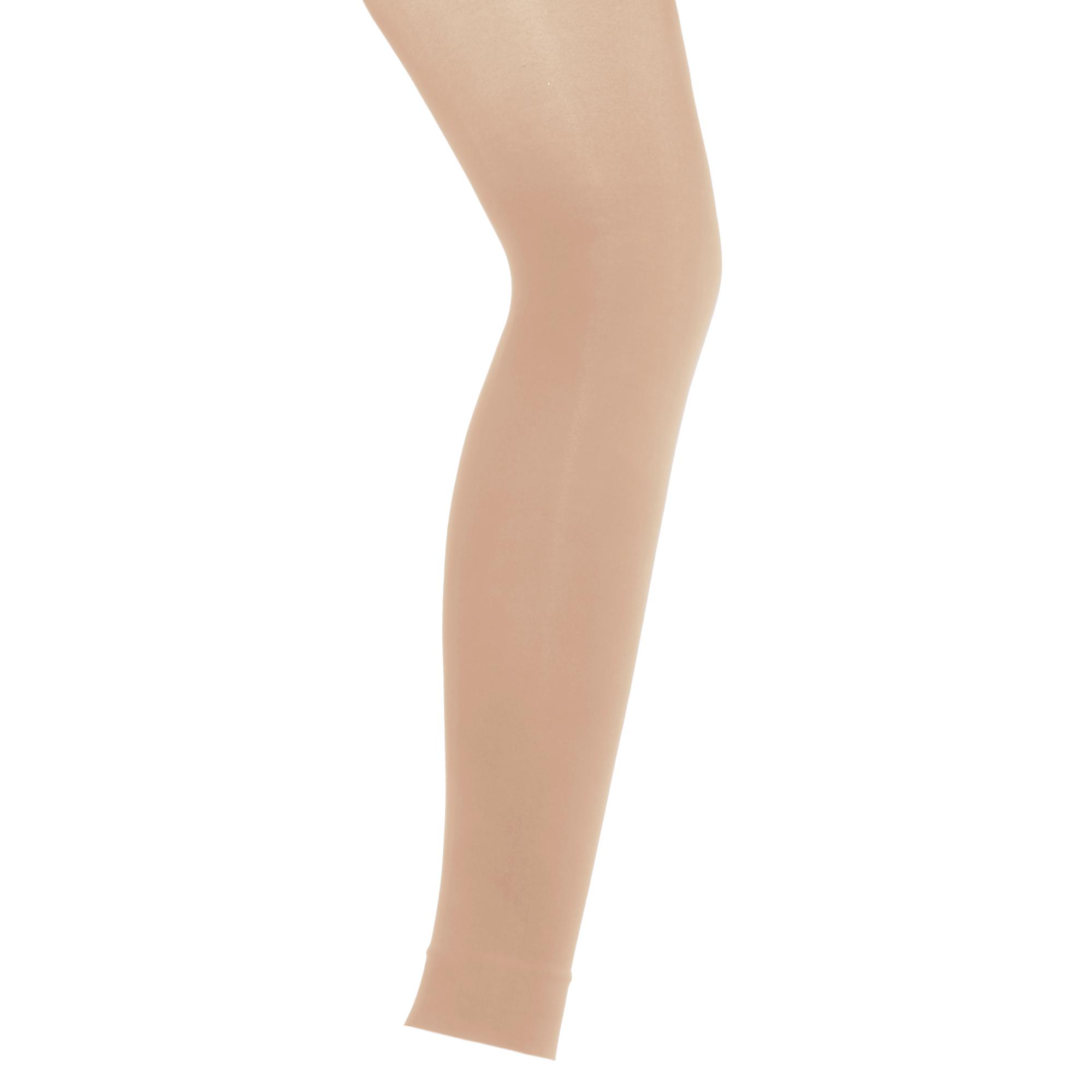 Silky Zijdeachtige dames/dames dansvoetloze balletpanty's (1 paar) Small