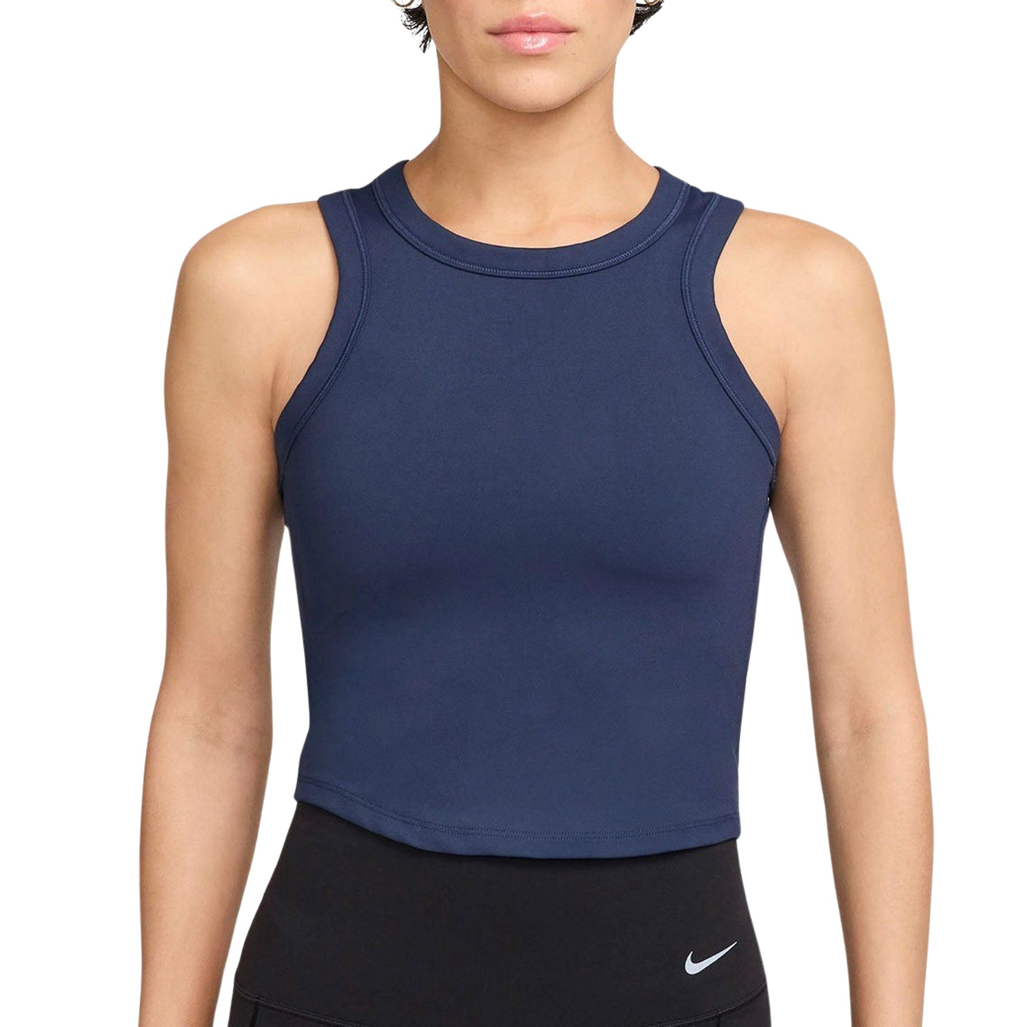 Nike One Fitted Dri-FIT Cropped Tanktop Dames
