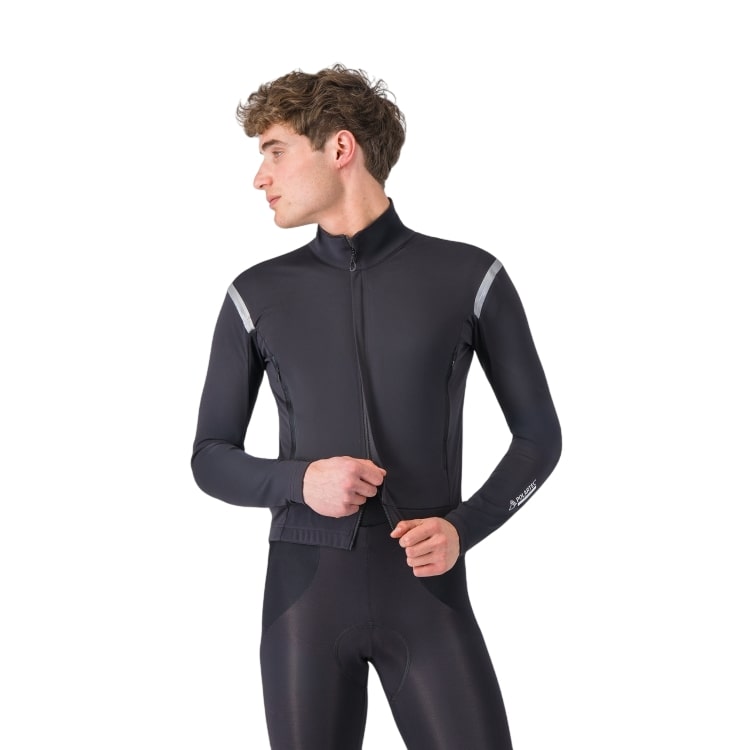 Castelli Perfetto RoS 3 fietsjack light black/silver heren