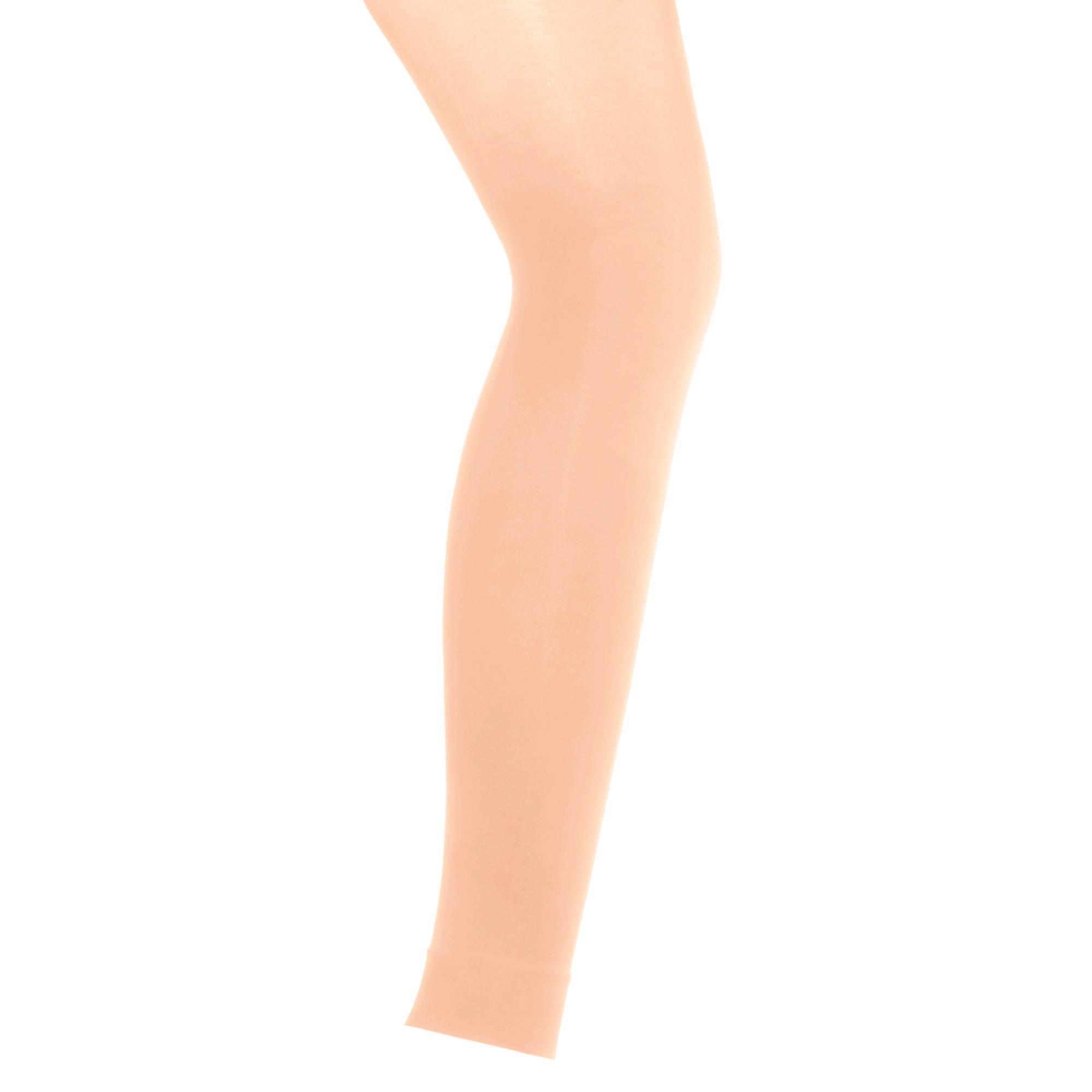 Silky Zijdeachtige dames/dames dansvoetloze balletpanty's (1 paar) Large roze