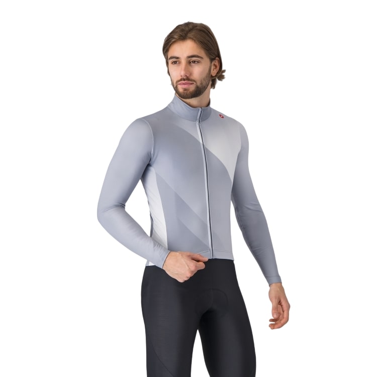 Castelli Amplify Thermal fietsshirt lange mouw gray heren