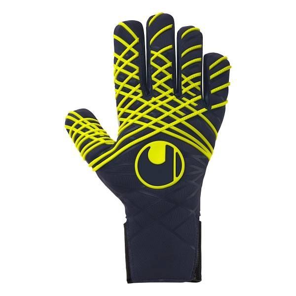Uhlsport Keepershandschoenen Prediction Absolutgrip HN Fit - Navy/Wit/Fluo Yellow