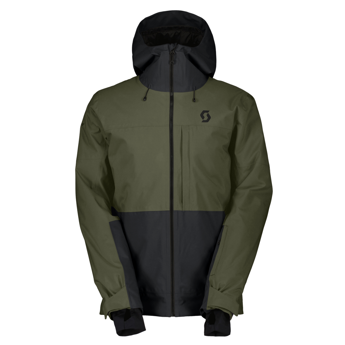 Scott Ultimate Dryo 10 ski jas groen/zwart heren