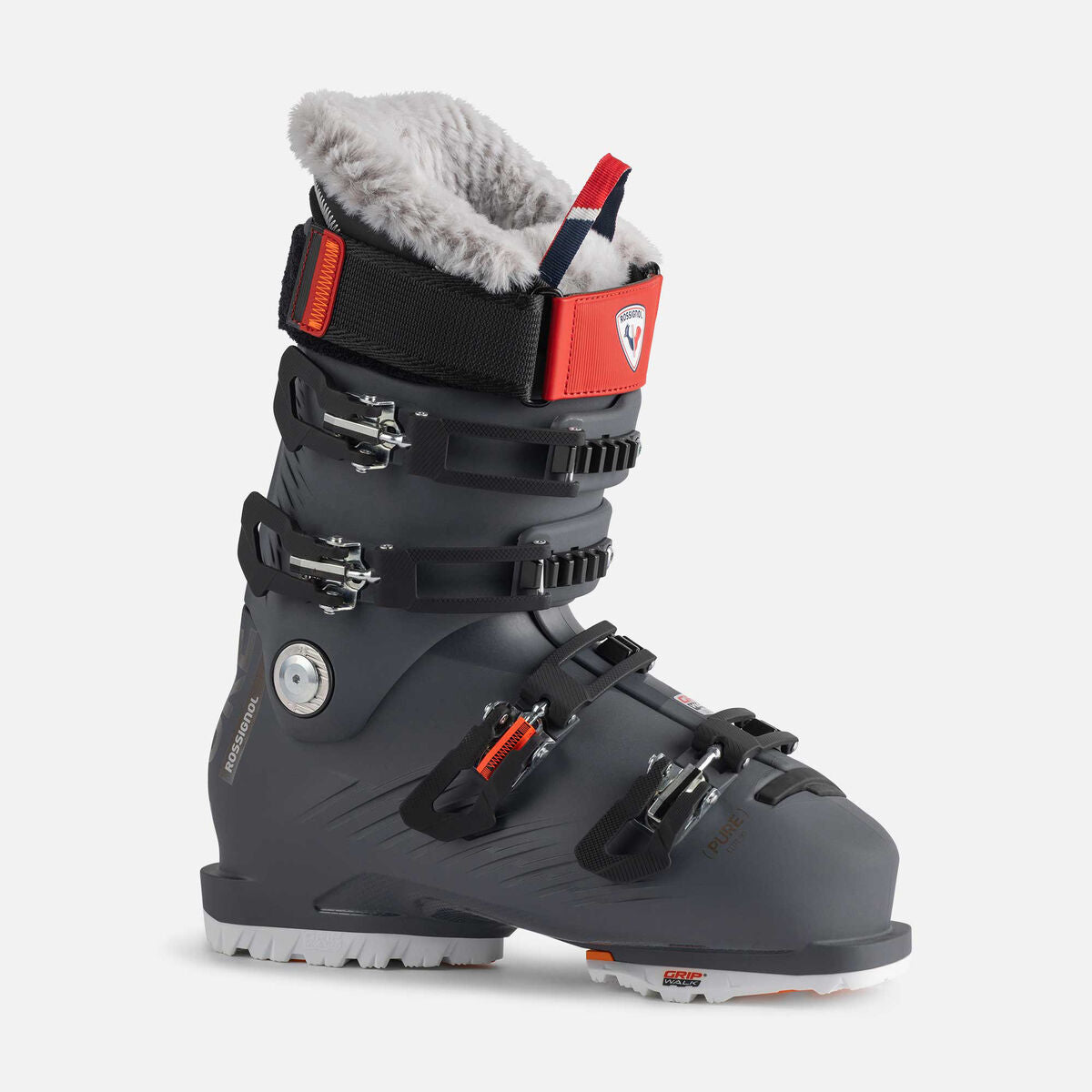 Rossignol Pure Elite 90 LV GW piste skischoenen grijs/rood dames, 25.5