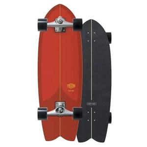 Trustry TRITON SKATEBOARDS Surfskate Compleet Redtail CX 29.5  - surfskate rood