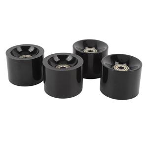 Fishine 4 STUKS Skateboard Wielen Hoge Elasticiteit PU 60x45mm Longboard Rollerwiel met Lagers