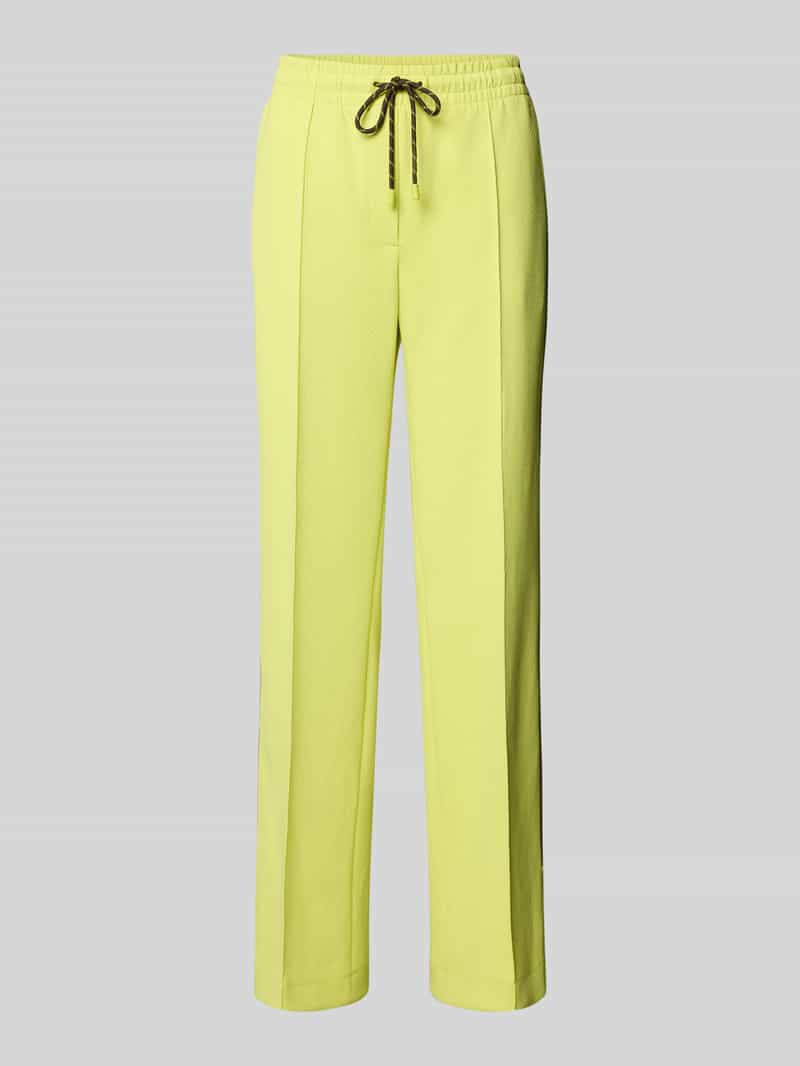 Marc Cain Straight fit joggingbroek met tunnelkoord