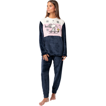 Admas Trainingspak  Pyjama broek top lange mouwen Snow Drift Peanuts