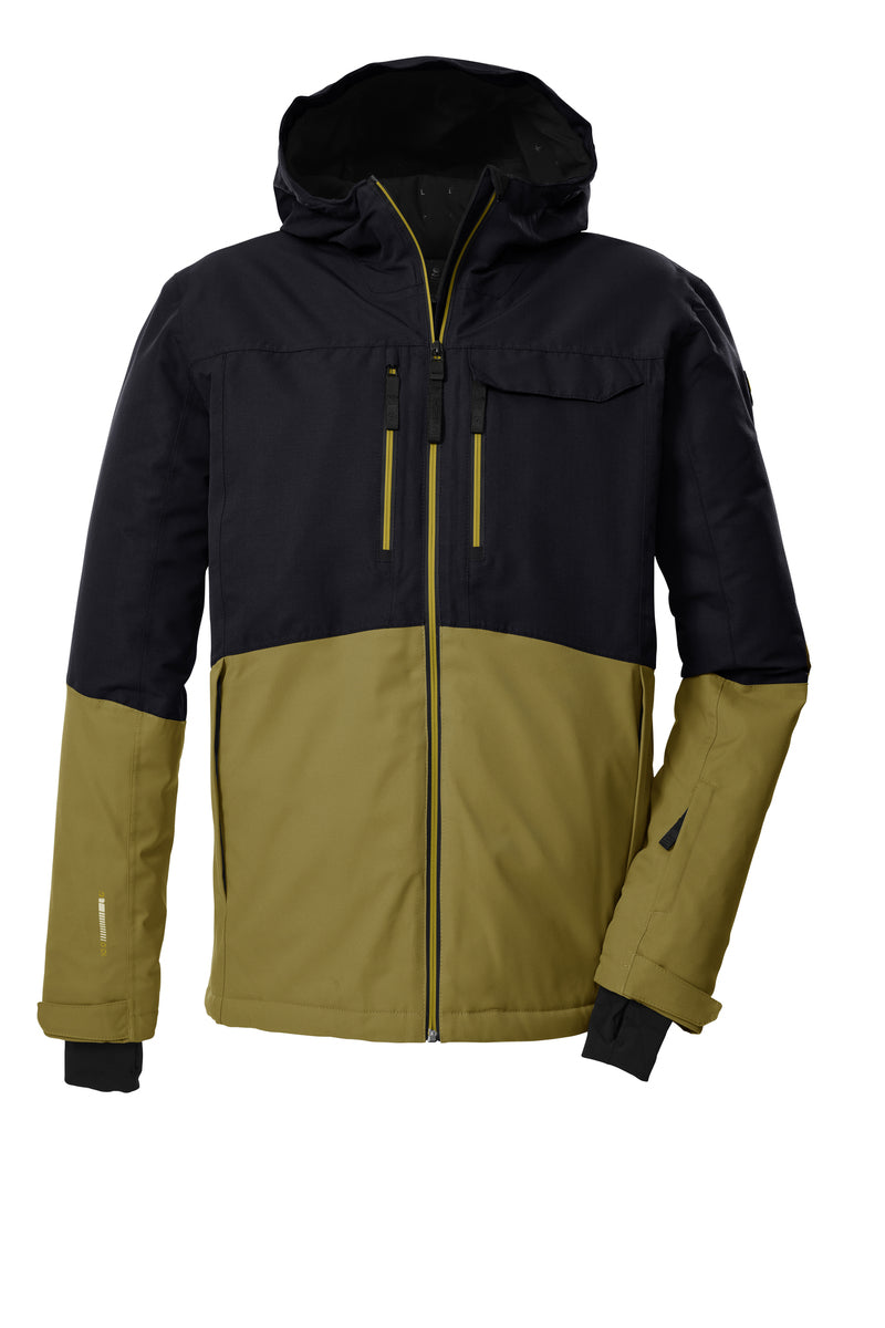 Killtec KSW 53 ski jas heren zwart/olijf groen
