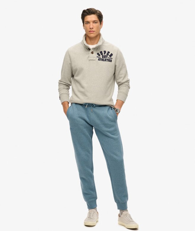Superdry Essential Joggingbroek met Logo Blauw