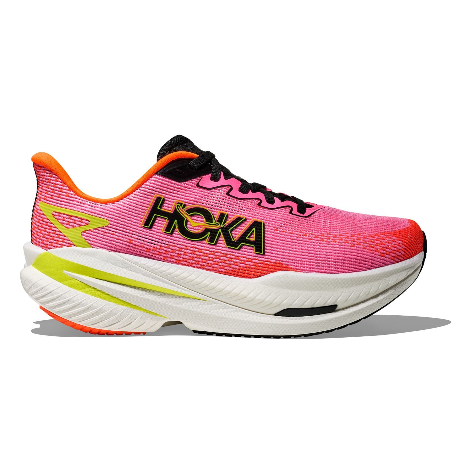 Hoka One One Hoka Mach X 3 hardloopschoenen Neon Rose/Neon Tangerine dames