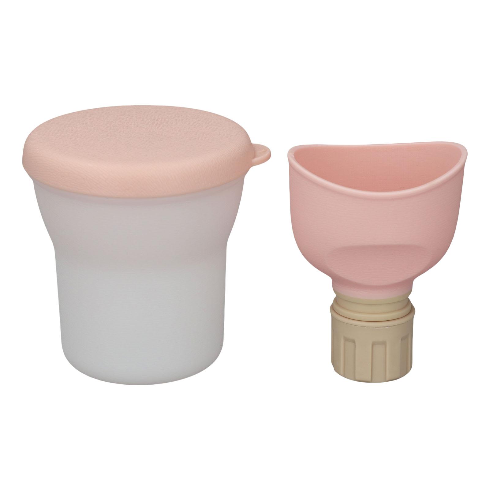 Neoglint Urinoir Draagbaar Morsbestendig Herbruikbaar Nood Urine Trechter Plasbeker voor Kinderen Volwassenen Autoreizen Blauw roze