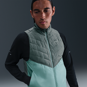 Nike Therma-FIT Repel hardloopbodywarmer met synthetische vulling voor heren - Grijs