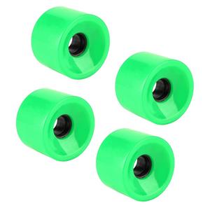 Wosawe outdoor sports PUENTE 4 stuks Set 70*51mm Superieure Kwaliteit PU Skateboard Wielen Longboard Wielen (Groen) groen