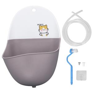 Meterk Hangend Potje Urinoir Cartoon Siliconen Kinderen Training Hangende Plaspot Trainer voor Jongens Peuters Kat