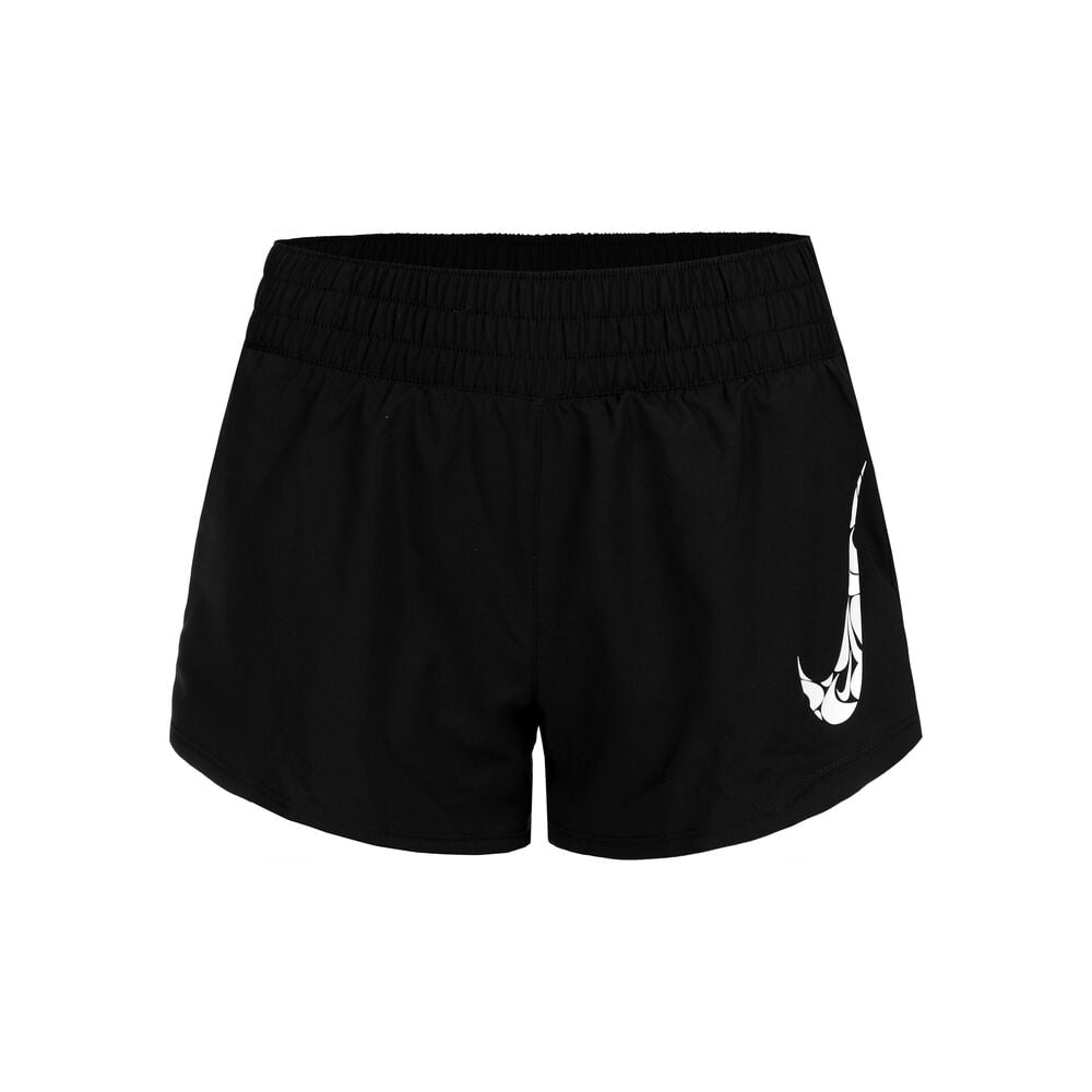 Nike Dri-Fit One Hardloopshorts Dames-Zwart